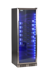Weinkühlschrank mit Glastür 1 Temperaturzone Vino 500