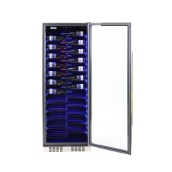 Weinkühlschrank mit Glastür 1 Temperaturzone Vino 500
