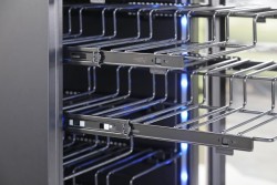 Weinkühlschrank mit Glastür 1 Temperaturzone Vino 500