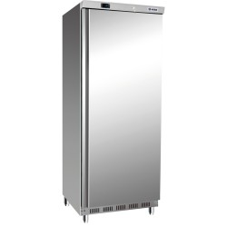Edelstahl Gastro-Kühlschrank GN 2/1 702 U CHR