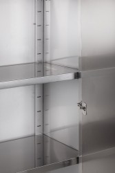 Geschirrschrank mit 2 Flügeltüren B 120cm Höhe 200cm