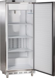 Edelstahl Gewerbetiefkühlschrank 702 TKU CHR