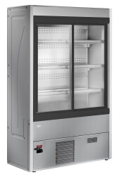 Wandkühlregal Aurin 2 180 mit Schiebetüren