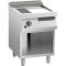 Gas-Grillplatte 2/3 glatt + 1/3 gerillt verchromt B600