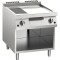 Gas-Grillplatte 2/3 glatt+1/3 gerillt verchromt 2 HZ B800
