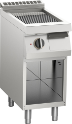 Elektro-Grillplatte gerillt verchromt 5,4 kW 1 Heizzone