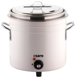 Suppenkessel Retro weiß