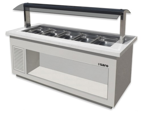Heißes Buffet Premium Line SB-H200 weiß