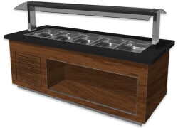Salatbar Premium Line SB-K130 braun/schwarz