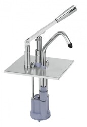Edelstahl 1/6 GN Deckel mit Pumpendispenser