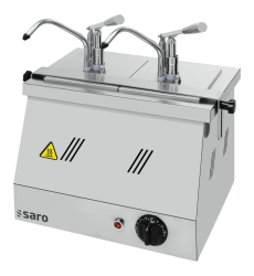 Bain Marie 2 x 1/6 GN 200 mit Dispenser BM-0216