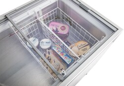 Eiscreme Impuls-Tiefkühltruhe D 300 mit Glasdeckel