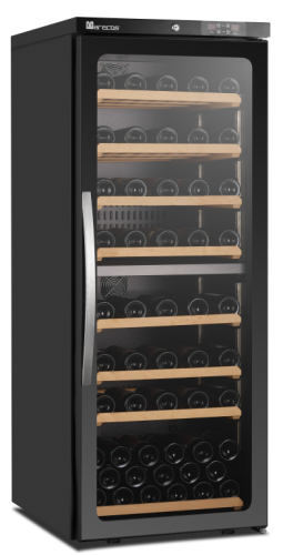 Weinkühlschrank mit Glastür 2 Zonen CV 350 PV 2T