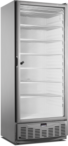 Edelstahl Tiefkühlschrank mit Glastür MM5 A N PV