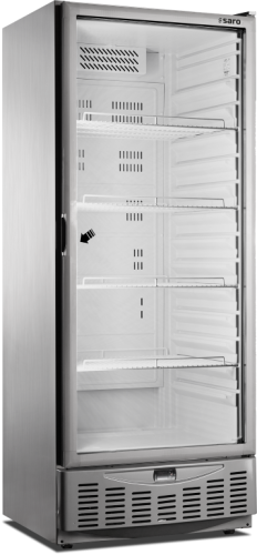 Edelstahl Kühlschrank mit Glastür MM5 A PV