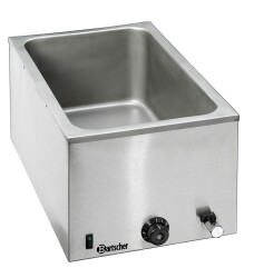 Wasserbad / Bain Marie mit Ablaufhahn für 1 x 1/1 GN...