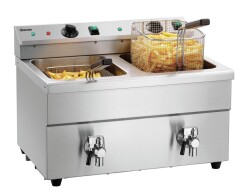 Induktions-Fritteuse 2 x 8 Liter Plus