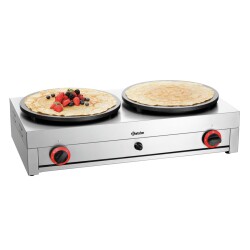 GAS Doppel Crêpe-Backgerät 2CP400G