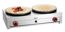 GAS Doppel Crêpe-Backgerät 2CP400G