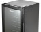 Flaschenkühlschrank mit Glastür 88L schwarz