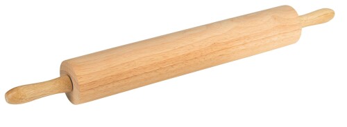 Contacto Teigrolle Gummibaumholz, kugelgelagert Walze 45 cm
