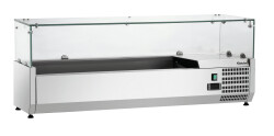 Kühlaufsatz 5 x 1/4 GN GL4-1201 mit Glasaufbau