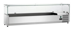 Kühlaufsatz 7 x 1/4 GN GL4-1501 mit Glasaufbau