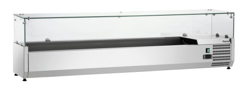 Kühlaufsatz 8 x 1/4 GN GL4-1801 mit Glasaufbau