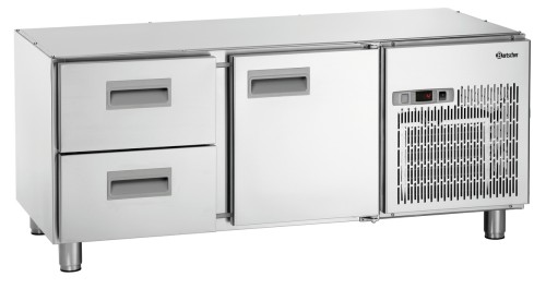 Edelstahl Unterbau-Kühltisch 1400T1S2