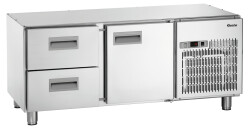 Edelstahl Unterbau-Kühltisch 1400T1S2