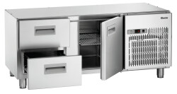 Edelstahl Unterbau-Kühltisch 1400T1S2