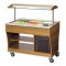 Buffetwagen kalt Teak 3 x 1/1 GN