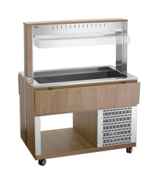 Buffetwagen kalt 3 x GN 1/1 Ulme K3110-200U