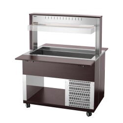 Buffetwagen kalt 3 x GN 1/1 Wenge K3110-200W