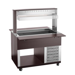 Buffetwagen kalt 3 x GN 1/1 Wenge K3110-200W