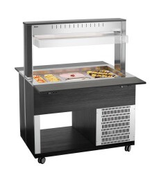 Buffetwagen kalt 3 x GN 1/1 Anthrazit K3110-200A