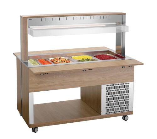 Buffetwagen kalt 4 x GN 1/1 Ulme K4110-200U