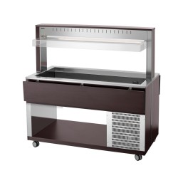 Buffetwagen kalt 4 x GN 1/1 Wenge K4110-200W
