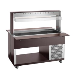 Buffetwagen kalt 4 x GN 1/1 Wenge K4110-200W