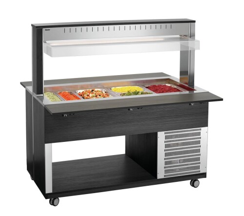Buffetwagen kalt 4 x GN 1/1 Anthrazit K4110-200A