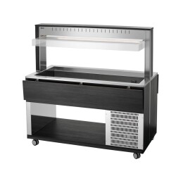 Buffetwagen kalt 4 x GN 1/1 Anthrazit K4110-200A