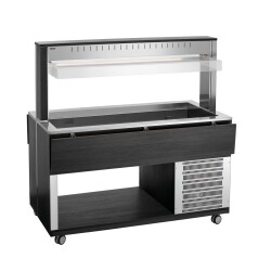 Buffetwagen kalt 4 x GN 1/1 Anthrazit K4110-200A