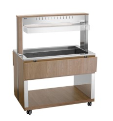 Buffetwagen warm Ulme 3 x  GN 1/1 W3110-200U