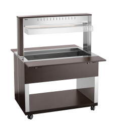 Buffetwagen warm Wenge 3 x GN 1/1 W3110-200W