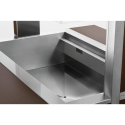 Buffetwagen warm Wenge 3 x GN 1/1 W3110-200W