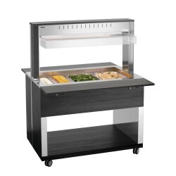 Buffetwagen warm Anthrazit 3 x GN 1/1 W3110-200A