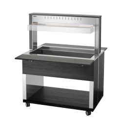 Buffetwagen warm Anthrazit 3 x GN 1/1 W3110-200A