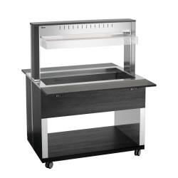 Buffetwagen warm Anthrazit 3 x GN 1/1 W3110-200A