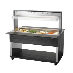 Buffetwagen warm Anthrazit 4 x GN 1/1 W4110-200A