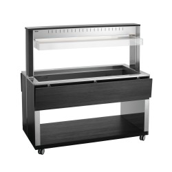 Buffetwagen warm Anthrazit 4 x GN 1/1 W4110-200A